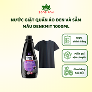 Nước giặt giữ màu đen quần áo Denkmit Black Sensation chai 1L hàng Đức chính hãng