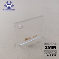 Akrilik/acrylic lembaran custom bening 2mm