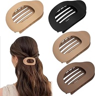 Pack of 4 Duck Beak Hair Clips, Women's Hair Clip, Flat, French Flat Claw Clips with Inner Teeth, St