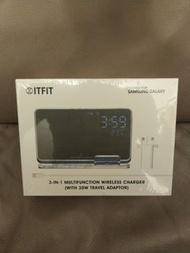 Samsung ITFIT 3-in-1 Multifunction Wireless Charger 三合一多功能無線充電板 (附30W旅行充電器)