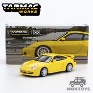 Tarmac Works 1:64  911 GT3 (type 996) Yellow Diecast Model Car
