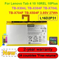 L16D2P31 Battery For Lenovo Tab 4 10 10REL 10Plus TB-X304L TB-X704F X504F X504L X504F Series Tablet 