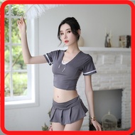 Flight Attendant Cosplay Lingerie Flight Attendant Uniform Costume LCP80626