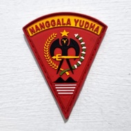 Emblem Patch Rubber Logo Yonif Batalyon Infanteri 711 Rubber Patch