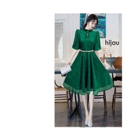/ PARTY DRESS GLITTER TILE MATERIAL DRESS + BUCKLE