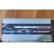 Car Power Inverter 1000Watt/2000 Watt Mobil Pure Sine Wave DC 12V 24V AC 220V Mengubah Arus Listrik 