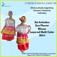 ✩ ◰ ➔ Haps Factory United Nation UN Costume Mr and Ms Mexico Brazil Honduras Panama Argentina Spain