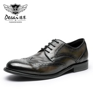 DESAI | Leather Dress Shoes Business Brogue Handmade