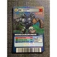 Bandai Namco Digimon Weregarurumon Card