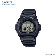 Casio Standard Digital นาฬิกาข้อมือผู้ชาย W-219H-1A W-219H-2A W-219H-8B