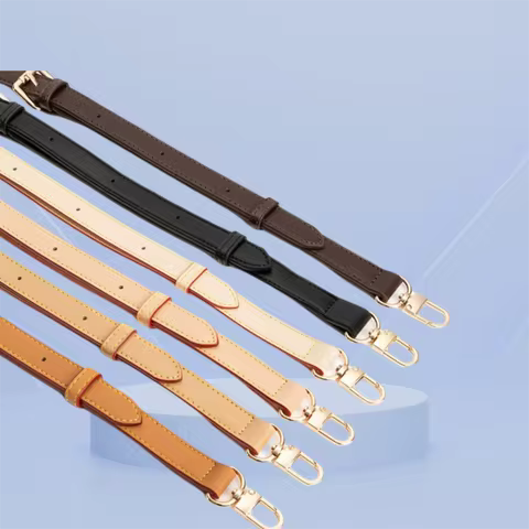 New Replacement Bag Strap PU Leather DIY Bag Belt Adjustable Punch-free Shoulder Strap For LV Speedy