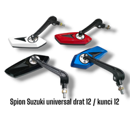 Spion Variasi Alevo Suzuki Drat 12 PNP Satria Fu Spin SkyDrive ski wave all Suzuki Drat 12 universal