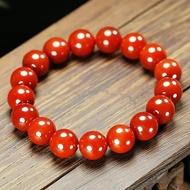 Southern Red Agate Buddha Beads Liangshan Southern Red Agate Batch Bracelet 108 Yanhongchuan Bracele