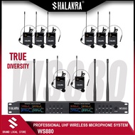 SHALANRA WS880 Conference speech lavalier wireless microphone UHF True diversity Conference Mic.