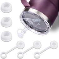 AIERSA 3Pcs Penutup Anti Tumpah untuk Penutup Jerami YETI, dan 3Pcs Penutup Penutup Jerami Sesuai un