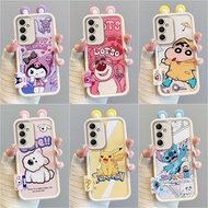 Case Samsung A54 A34 A24 A14 Cute cartoon sticker soft silicone case