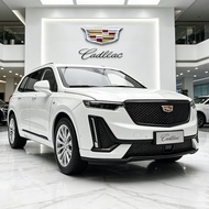 NEW 1:24 Cadillac XT6 SUV 2023 Alloy Car Model Sound and Light Pull Back Car Toy Collectibles Birthd