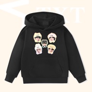 M-3XL Txt Printed Cotton Hoodie Fans Support Sweatshirt Unisex Long Sleeve Casual Hooded Pullover Ho