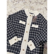 This Is April Disguise Cardigan Knit Mix Tweed x Enzy Storia