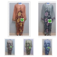 SFS Muslimah Nightdress Baju Kelawar Sleepwear Long Sleeve Premium Quality (Deka 56 - 60)