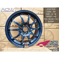 NEW RIM 16 4X100 4X114.3 AOW CE28 Auto Option myvi alza jazz city vios new saga persona iriz