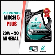 PETRONAS Mach 5 Plus (20W-50 Mineral) 4 Liter Premium Engine Oil