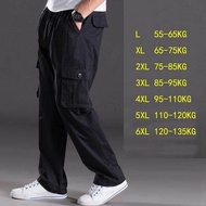 G&MN    spring summer casual pants male big size 6XL Multi Pocket Jeans oversize Pants overalls elas