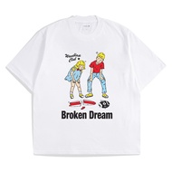 Oversize T - Shirt in Broken Dream White: A Symbol of Artistic Flair for Malaysian Street Fashion Af