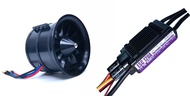 DoBoFo EDF 90mm 8S 1100KV 33.6V 12 Blades with 120A ESC, Electric Ducted Fan with Electronic Speed C