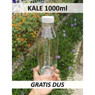 Free Box - Set (Bottle + Lid) - Kale Coffee Tea Juice Bottle 1L 1 L 1liter liter 1000 ML 1000ml wate
