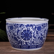 huangjianfei2 Jingdezhen Ceramic Creative Industrial Water Lily Bowl Lotus Plant Flower Pot Living Room Fish Tank Vases &amp; Vessels