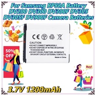 3.7V 1200mAh For Samsung BP88A Battery DV200 DV300 DV300F DV305 DV305F DV900F Camera Batteries