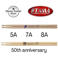 Tama Traditional Series and 50th Anniversary Drumstick 5A, 7A, 8A, 5A-TH, 7A-TH Wood Tip Drumstick