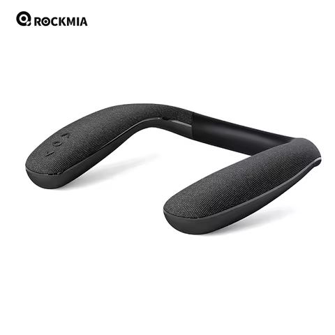 Rockmia Brand Neckband Bluetooth Speaker EBS-908 Gray 6w BT 5.0 Wirelesss Stereo Boom for House work