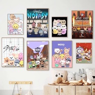 Kpop Stray-kids S-skzoo Poster Posters Kraft Paper Vintage Poster Wall Art Painting Study Aesthetic Art Small Size Wall Stickers 545478
