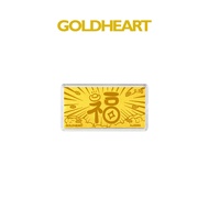 Goldheart 999 Gold 0.5G Fortune Gold Bar