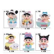 Crayon Shinchan Crayon Shin Chan Costume Sanrio Figure Set 6 Pcs