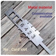 Hollow Word Spray Template Number Number Plate Mobile Telecom Card Slot Movable Letter Spray Word Ho