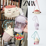 Zara Kid Nigiri Children's Sling Bag Cake Bowl Smoothie Bag Unisex Figure Cartoon Cute Cartoon Cute 