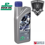 Rock Oil Guardian Motorcycle 20W50 1L Semi Synthetic Motorcycle Engine Oil