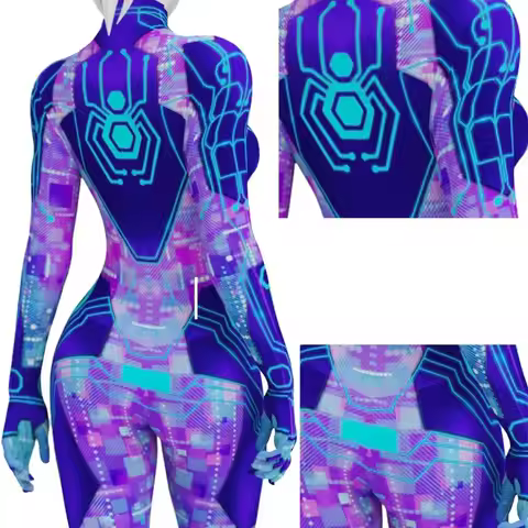 sisi 2233Across the Spider Byte Cosplay Superhero 3D Printed Spandex Disfraces Para Fallout 4 Bodysu