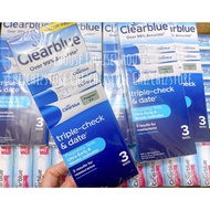 Clearblue Pregnancy 1 Digital Test & 2 Visual Tests/Combo includes 1 electronic week alarm strip and