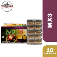 MX3 MANGOSTEEN CAPSULE 500MG 10 CAPSULES