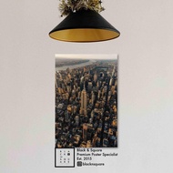 Premium Poster - Empire State Building BEV - Borderless Frame 40x60cm