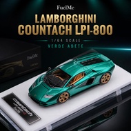 [READY STOCK] FuelMe Neo 1/64 Lamborghini Countach LPI 800-4 Verde Abete Metallic Green Resin Model 