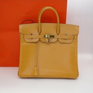 Hermès 愛馬仕 Birkin32 BK32 HAC32 Natural 金棕色 芝麻色 鉑金包 手提包 方框 B