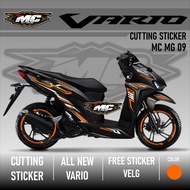 Cutting Sticker - Aksesoris Motor Stiker Honda Vario 125 & 150 New Terbaru 2019 2020 2021 Free Velg 