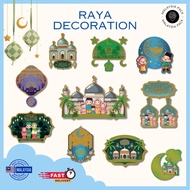 【Ready stock】2024 Raya Wall decoration 2pcs/hanging deco rumah