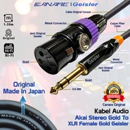 Audio Cable MADE IN JAPAN Jack Akai Stereo GLD To XLR Female GLD GEISLER - JUAN