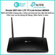 TP-Link Archer MR600 4G+ WIFI Router | WIFI 2.4 & 5Ghz | Supports Sim with more than 100 countries |